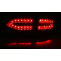 Audi A4 B8 black red Led taillights