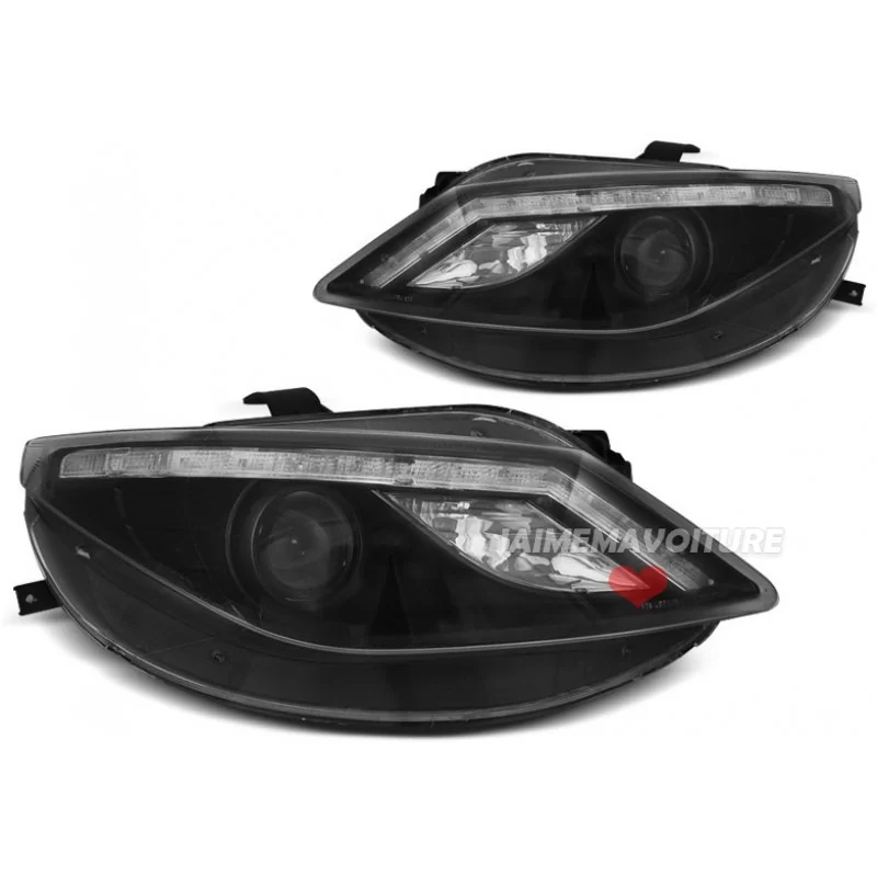 Seat Ibiza 6J LED varselljus med blinkers