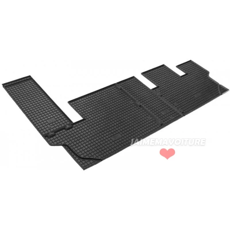 Tapis caoutchouc Fiat Scudo II Type 220 troisième rangée 07-