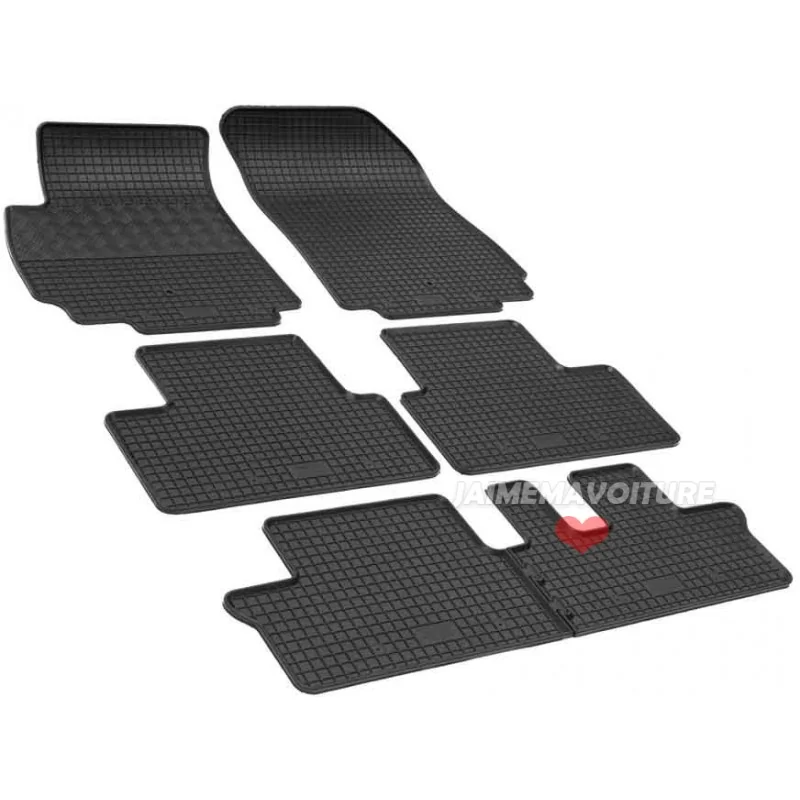 Tapis caoutchouc Chevrolet Orlando J309 7 places 10-