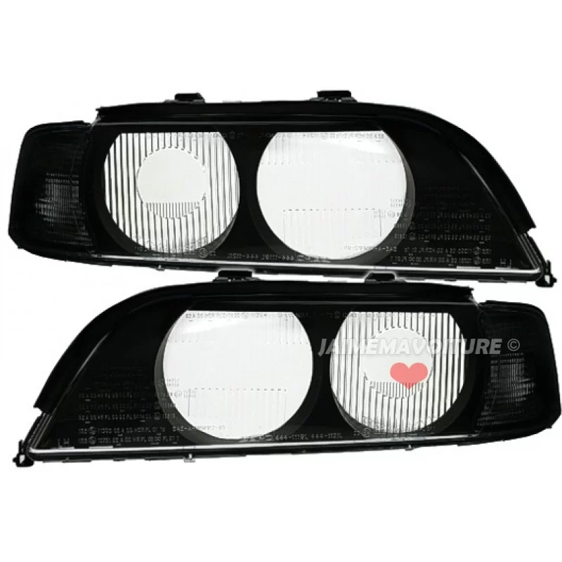 BMW 5 Reeks E39 Xenon koplampmasker, zwart