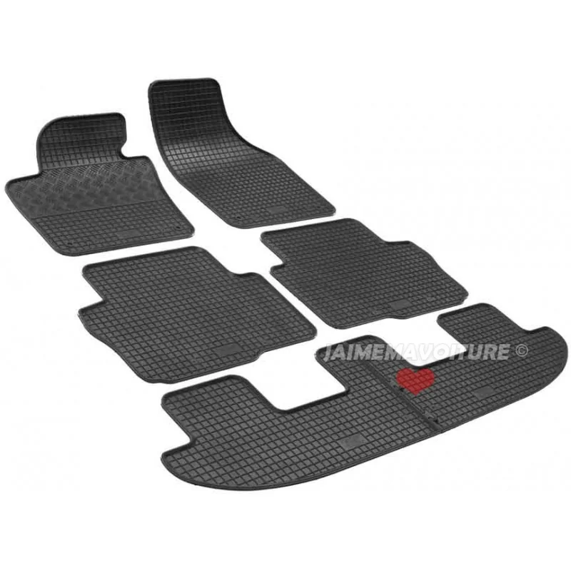 Tapis caoutchouc Volkswagen Sharan II 7N 7 places 10-