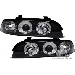 Angel eyes framljus BMW 5-serie E39 Sonar Black