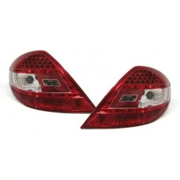 Coppia di fanali posteriori a LED Mercedes SLK R171 Rosso Bianco