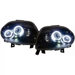 Fari anteriori Angel eyes CCFL Renault Clio