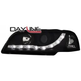 Devil eyes LED-strålkastare fram Volvo S40 Svart