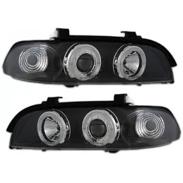 Headlights angel eyes 3D led BMW series 5 E39