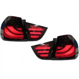 Fari posteriori a LED BMW Serie 3 E90 LCI rosso scuro