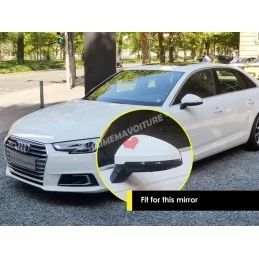 Spegelkåpor i matt aluminium Audi A4 S4 RS4 A5 S5 RS5 B9