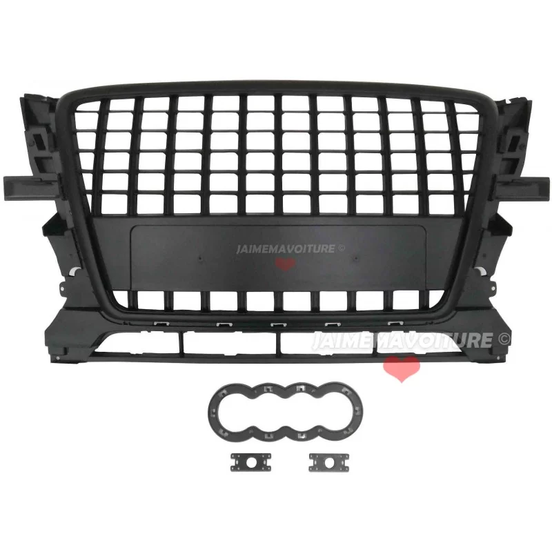 Svart Audi Q5-grill, SQ5-look