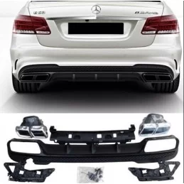 Pare choc arrière et embout échappement AMG Mercedes classe E W212 E63