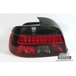 BMW E39 LED-bakljus Röd Svart