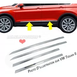 Jeu de baguettes de portes alu chrome VW Tiguan II