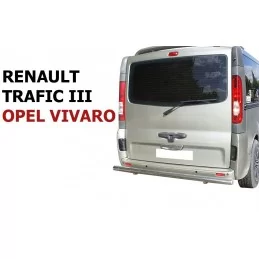 Opel Vivaro lasttröskel i borstad aluminium