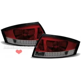 Luci posteriori a LED Audi TT 8N rosso fumo