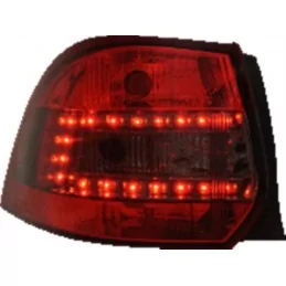 Red LED Rear Lights for Golf 5 6 Break - Smoked Red