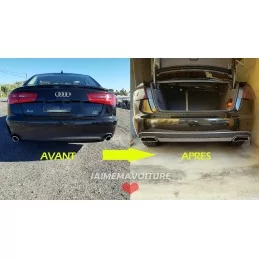 Diffusor- och avgasrörssats Audi A6 4G Facelift 2015+