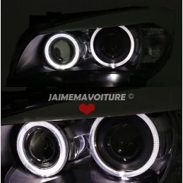 BMW X1 E84 fari anteriori angel eyes