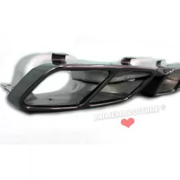 Mercedes A-klass A45 AMG Facelift diffusor kit BLACK EMBOULDERS