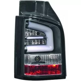 Svarta LED-bakljus VW T5 2010-2015