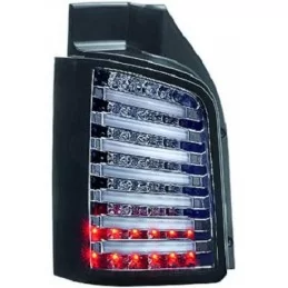 Nero / cromo LED bar luci posteriori VW T5 2010-2015