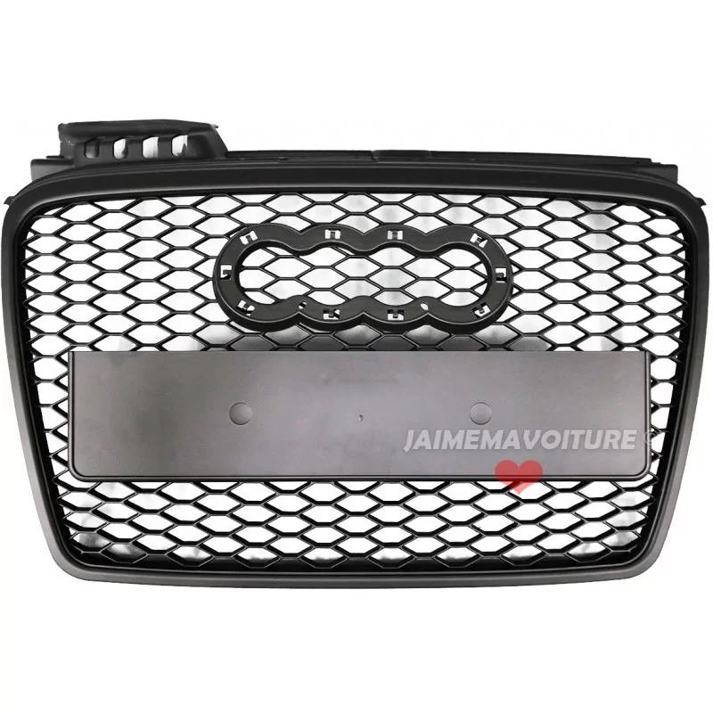 Svart Audi A4 RS4 honungskakegrill