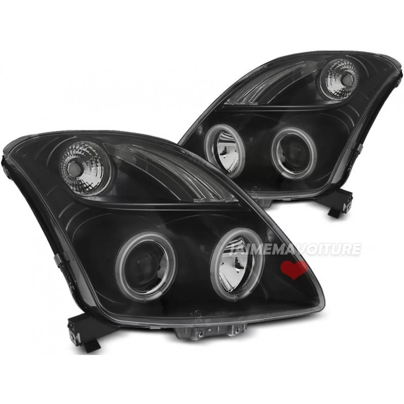 Suzuki Swift CCFL Angel eyes faros delanteros