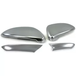 Matte aluminum mirror cover for VW GOLF 7 2012-2017