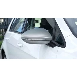 Spegelskydd i matt aluminium för VW GOLF 7 2012-2017