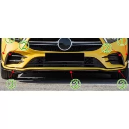 Kit aéro pare-chocs avant Mercedes Classe A W177 A35 AMG