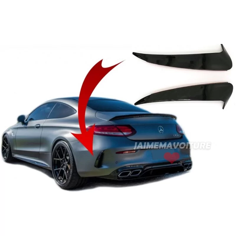 Aggiornamento paraurti posteriore Mercedes Classe C C205 AMG Coupé C63 2015-2018