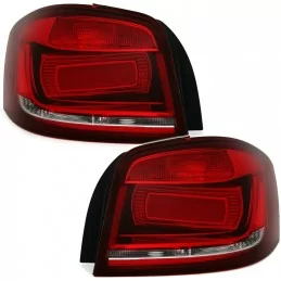 Dark Red Cherry bakljus till Audi A3 S3