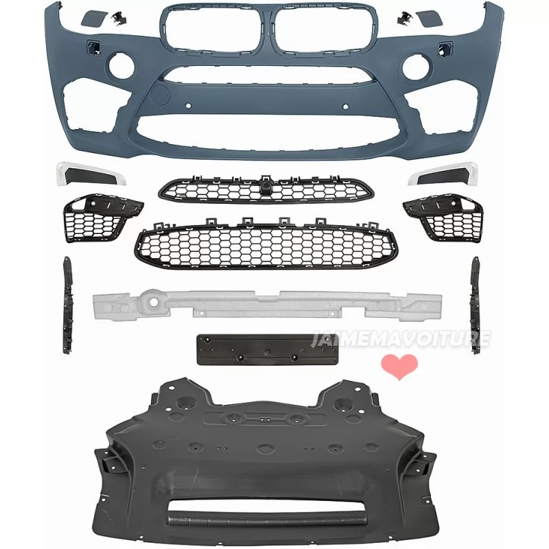 Främre stötfångare BMW X6 2014-2019 pack M