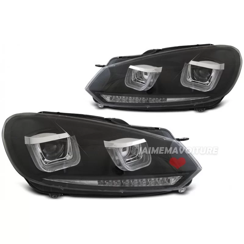 Golf 6 Faros delanteros U-led e intermitentes dinámicos