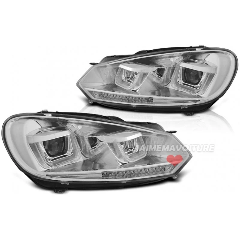 Golf 6 luci LED con indicatori LED a scorrimento