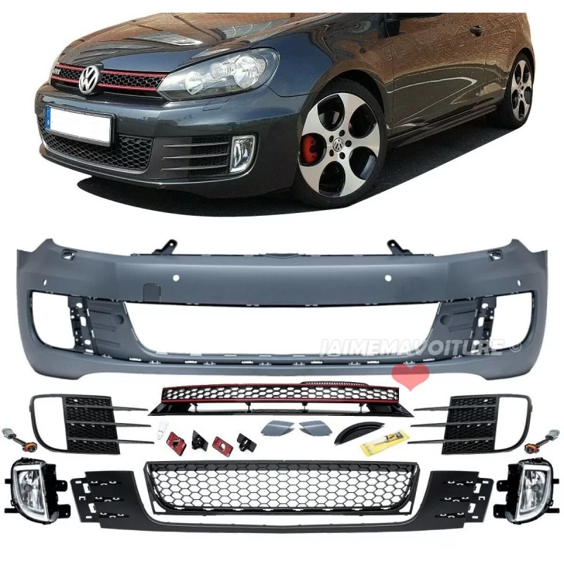 Golf 6 GTi främre stötfångare 2008 2009 2010 2011 2012 2013 2014