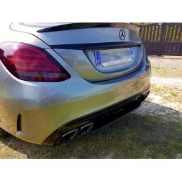 Rear bumper diffuser Mercedes C-Class W205 2015-2021 Facelift C63 AMG