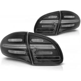 Svarta dynamiska LED-bakljus Porsche Cayenne 2 2010-2015