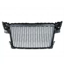 Schwarz lackierter Kühlergrill Audi RS4 A4 B8 2008 2009 2010 2011