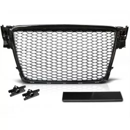 Schwarz lackierter Kühlergrill Audi RS4 A4 B8 2008 2009 2010 2011