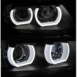 Fari 3D angel eyes per BMW Serie 3 2005-2008 - Nero Jaimemavoiturett 2 - Jaimemavoiture.fr 