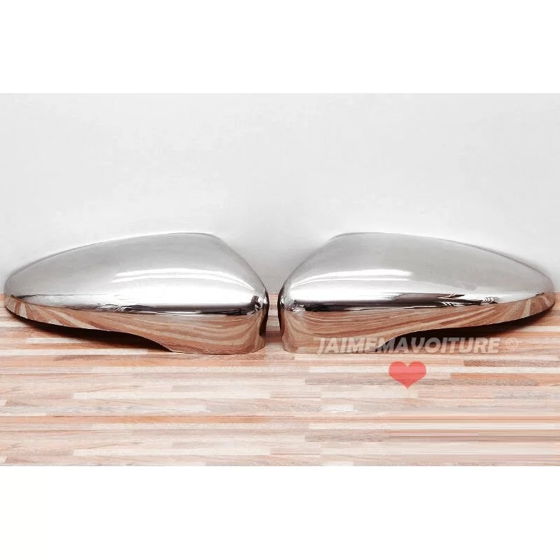 Coque de rétroviseurs chrome alu Inox VW EOS 2010-2015