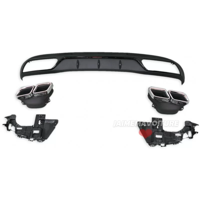 Kit pour pare chocs arrière NORMAL Mercedes classe C W205 C63