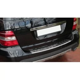 Umbral de carga (aluminio cepillado) para Mercedes ML/W164 2005-2011