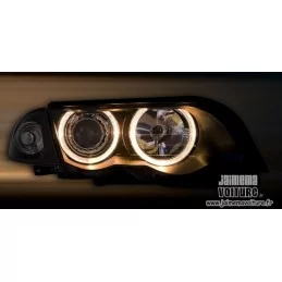 Angel eyes-strålkastare fram BMW E46 Limousine