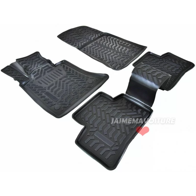 3D-gummigolvmattor Mercedes GLK 2008 2009 2010 2011 2012 2013 2014 2015 2016