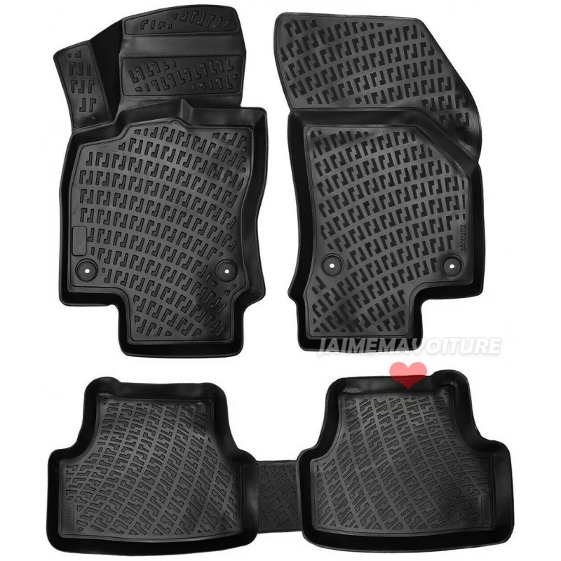 VW T-ROC rubber mat from 2017 Jaimemavoiturej 1 - Jaimemavoiture.fr 