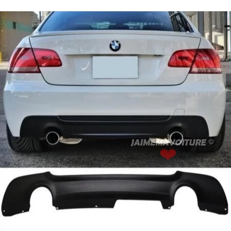 BMW 3-serie E92 E93 335 bakre diffusor med dubbla utlopp