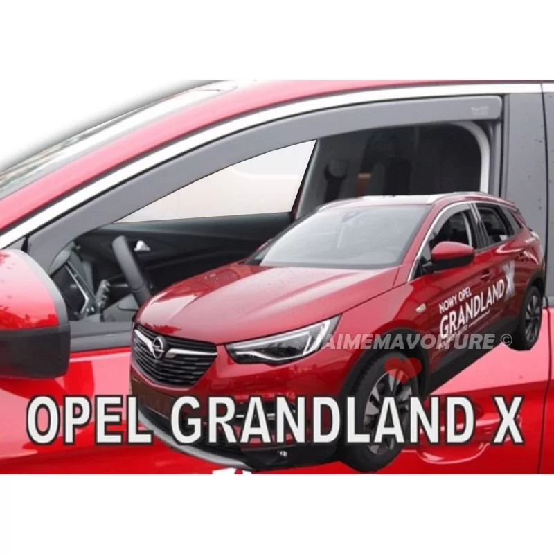 Kit di 2 deflettori anteriori per Opel Grandland X