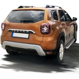 Aluminiumlister i krom för Dacia Duster II baklucka 2018-2024